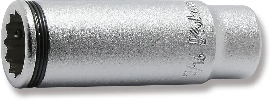 1/4" Sq. Drive 12-Point SAE Deep Nut Grip Socket in 9/16