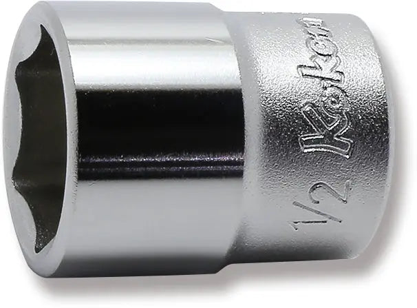 1/4 Sq. Dr. Socket 1/2 6 point Length 22mm