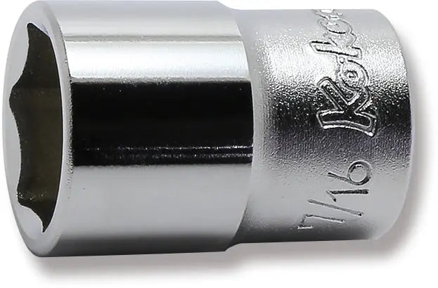 1/4 Sq. Dr. Socket 7/16 6 point Length 22mm