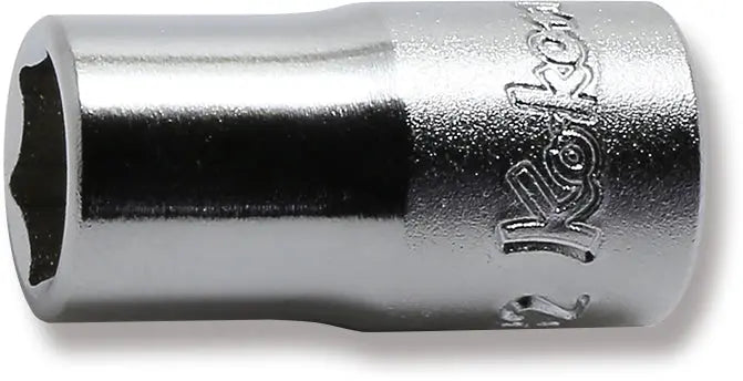 1/4 Sq. Dr. Socket 9/32 6 point Length 22mm