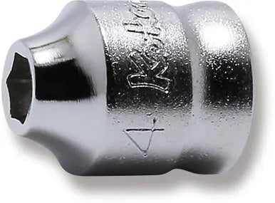 1/4 Sq. Dr. Socket 4mm 6 point Length 14mm Z-series