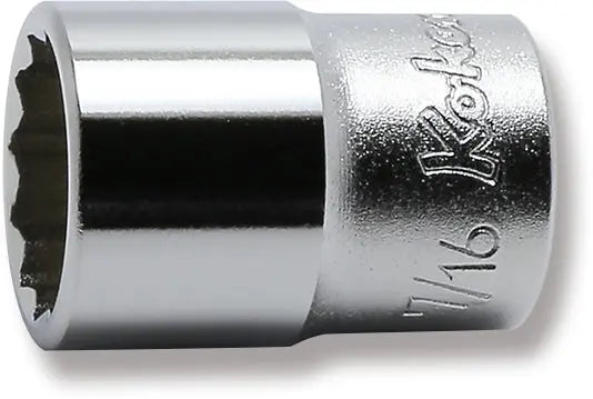 1/4 Sq. Dr. Socket 7/16 12 point Length 22mm