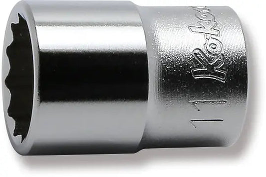 1/4 Sq. Dr. Socket 11mm 12 point Length 22mm