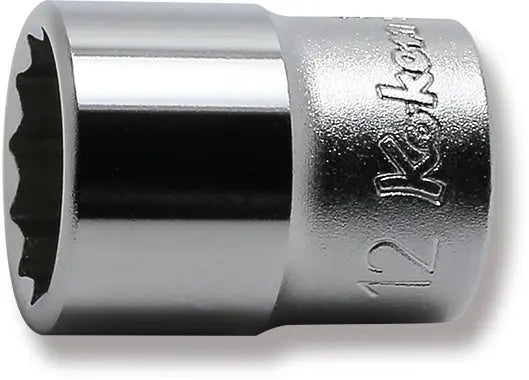 1/4 Sq. Dr. Socket 12mm 12 point Length 22mm