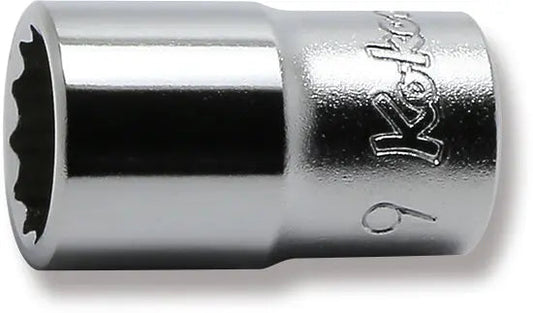 1/4 Sq. Dr. Socket 9mm 12 point Length 22mm