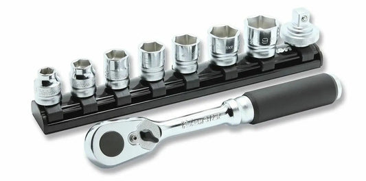 3/8 Sq. Dr. 9 Piece Z-Series 6-Point Metric Socket Set 8-19mm
