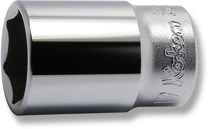 3/8 Sq. Dr. Socket 19mm 6 point Length 40mm