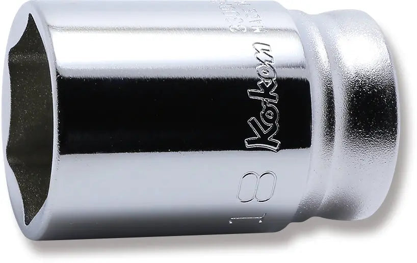 3/8 Sq. Dr. Socket 18mm 6 point Length 35mm Z-series