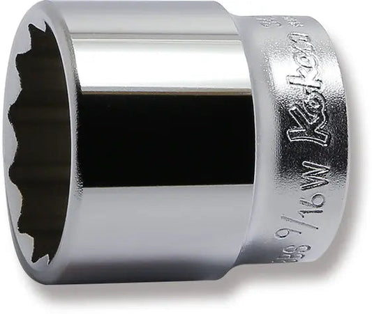 3/8 Sq. Dr. Socket Whitworth 9/16 12 point Length 35mm