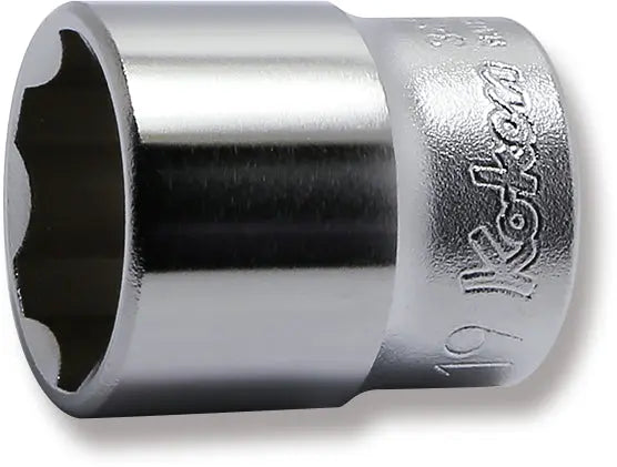 3/8 Sq. Dr. Socket 19mm Surface Length 30mm