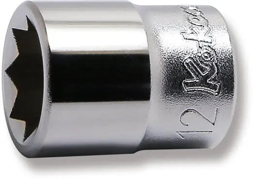 3/8 Sq. Dr. Socket 12mm Double Square Length 27mm