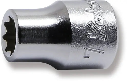 3/8 Sq. Dr. Socket 7mm Double Square Length 26mm