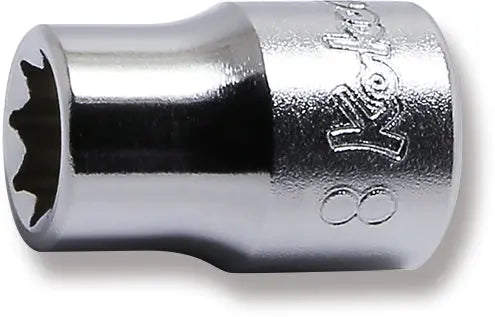 3/8 Sq. Dr. Socket 8mm Double Square Length 26mm