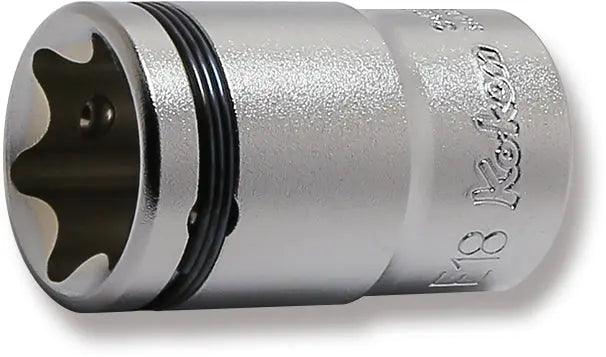 3/8 Sq. Dr. NUT GRIP® TORX® E18 Socket - Length 32mm