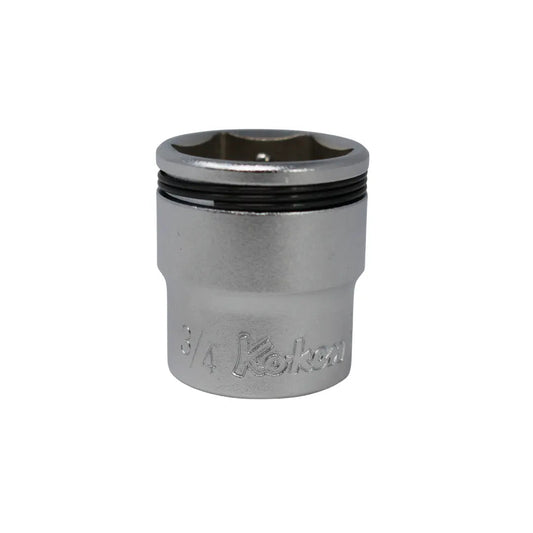 3/8 Sq. Dr. SAE Nut Grip Chrome Socket in 3/4