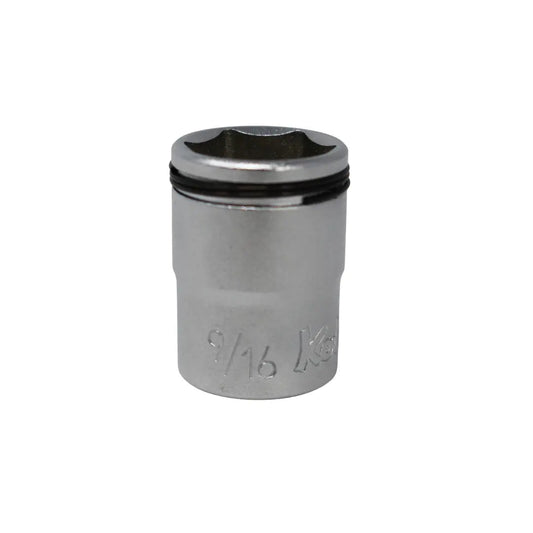 3/8 Sq. Dr. SAE Nut Grip Chrome Socket in 9/16