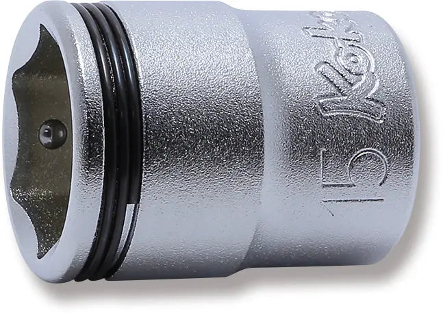 3/8 Sq. Dr. Socket 15mm Nut Grip Length 27mm