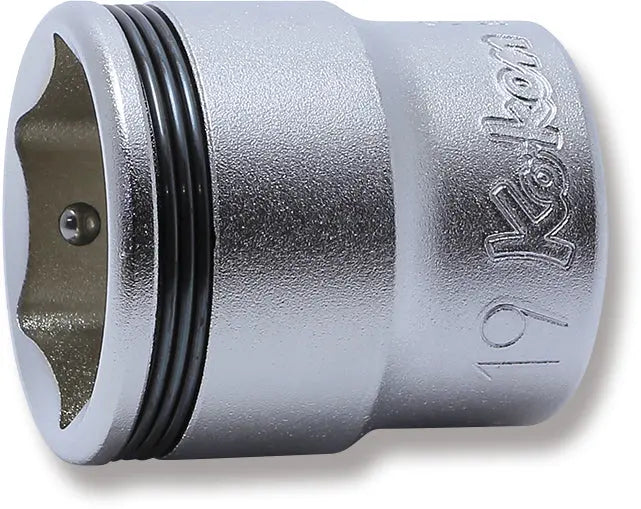 3/8 Sq. Dr. Socket 19mm Nut Grip Length 29mm