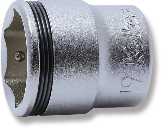 3/8 Sq. Dr. Socket 19mm Nut Grip Length 29mm