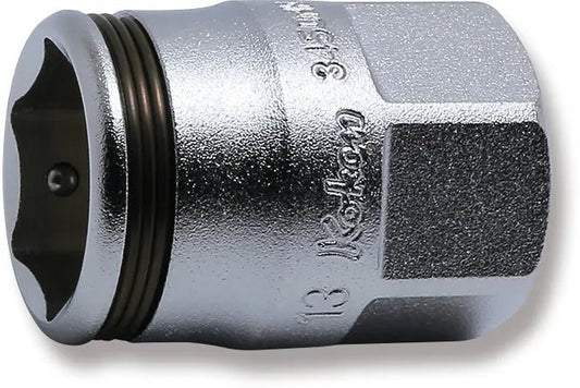 3/8 Sq. Dr. Socket 13mm Nut Grip Length 26mm Outer Hex 17mm