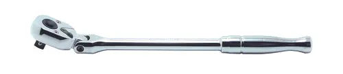 3/8 Sq. Dr. Ratchet Handle 24 teeth Flexible Head Length 265mm Polished Handle