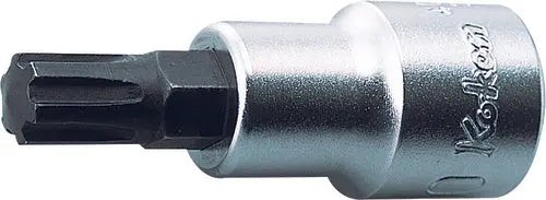 1/2 Sq. Dr. Bit Socket Ribe-CV M16 Length 60mm