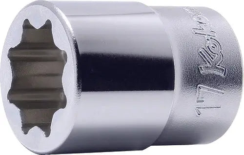 1/2 Sq. Dr. Socket 17mm Double Square Length 40mm For Lubrication service