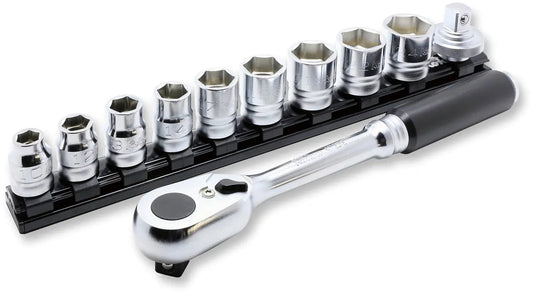 1/2 Sq. Dr. 11 Piece Z-Series 6-Point Metric Socket Set 10-24mm