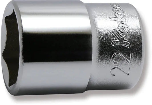 1/2 Sq. Dr. Socket 22mm 6 point Length 40mm