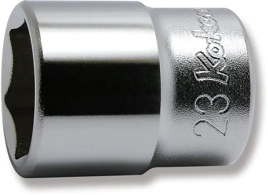 1/2 Sq. Dr. Socket 23mm 6 point Length 40mm