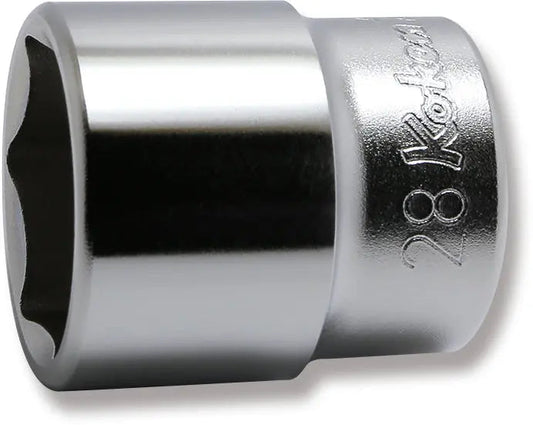 1/2 Sq. Dr. Socket 28mm 6 point Length 43mm
