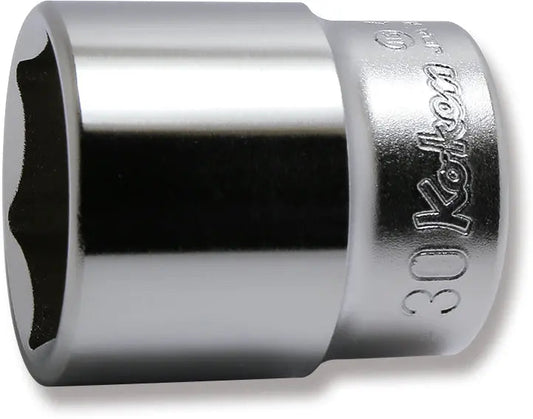 1/2 Sq. Dr. Socket 30mm 6 point Length 46mm
