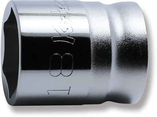 1/2 Sq. Dr. Socket 18mm 6 point Length 29mm Z-series