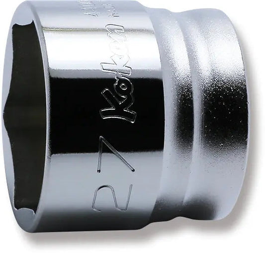 1/2 Sq. Dr. Socket 27mm 6 point Length 30mm Z-series