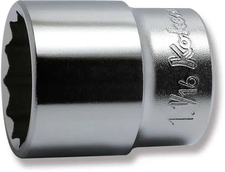 1/2 Sq. Dr. Socket 1.1/16 12 point Length 43mm