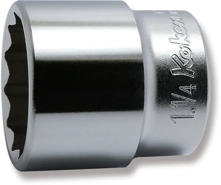 1/2 Sq. Dr. Socket 1.1/4 12 point Length 46mm