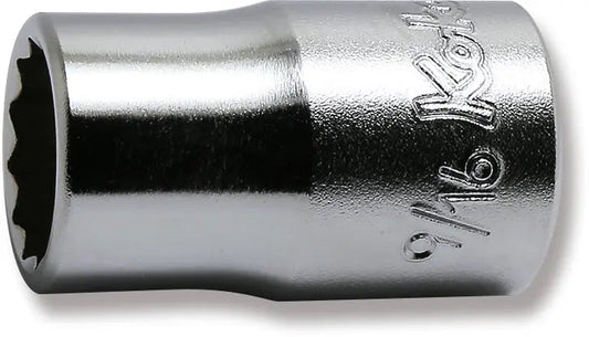 1/2 Sq. Dr. Socket 9/16 12 point Length 37mm