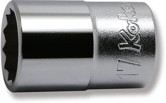 1/2 Sq. Dr. Socket 17mm 12 point Length 37mm
