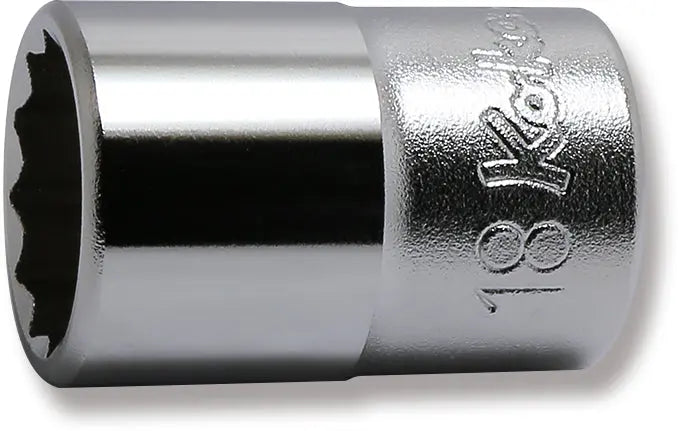 1/2 Sq. Dr. Socket 18mm 12 point Length 37mm