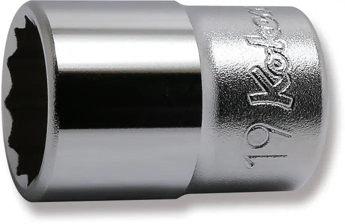 1/2 Sq. Dr. Socket 19mm 12 point Length 38mm
