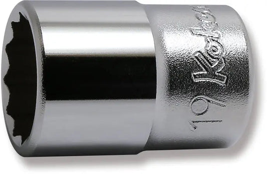 1/2 Sq. Dr. Socket 19mm 12 point Length 38mm