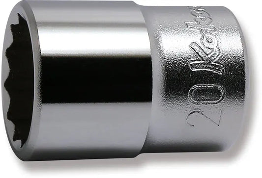 1/2 Sq. Dr. Socket 20mm 12 point Length 38mm