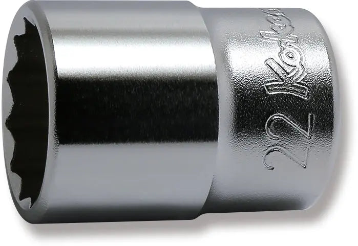 1/2 Sq. Dr. Socket 22mm 12 point Length 40mm