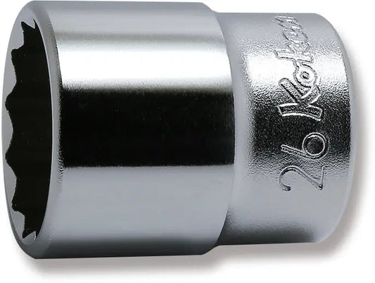 1/2 Sq. Dr. Socket 26mm 12 point Length 42mm
