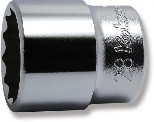 1/2 Sq. Dr. Socket 28mm 12 point Length 43mm