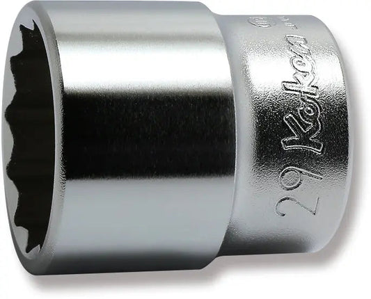 1/2 Sq. Dr. Socket 29mm 12 point Length 43mm