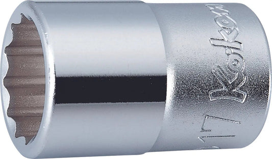 1/2 Sq. Dr. Socket 15mm 12 point Length 37mm