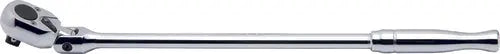 1/2 Sq. Dr. Ratchet Handle 24 teeth Flexible Head Length 450mm Polished Handle