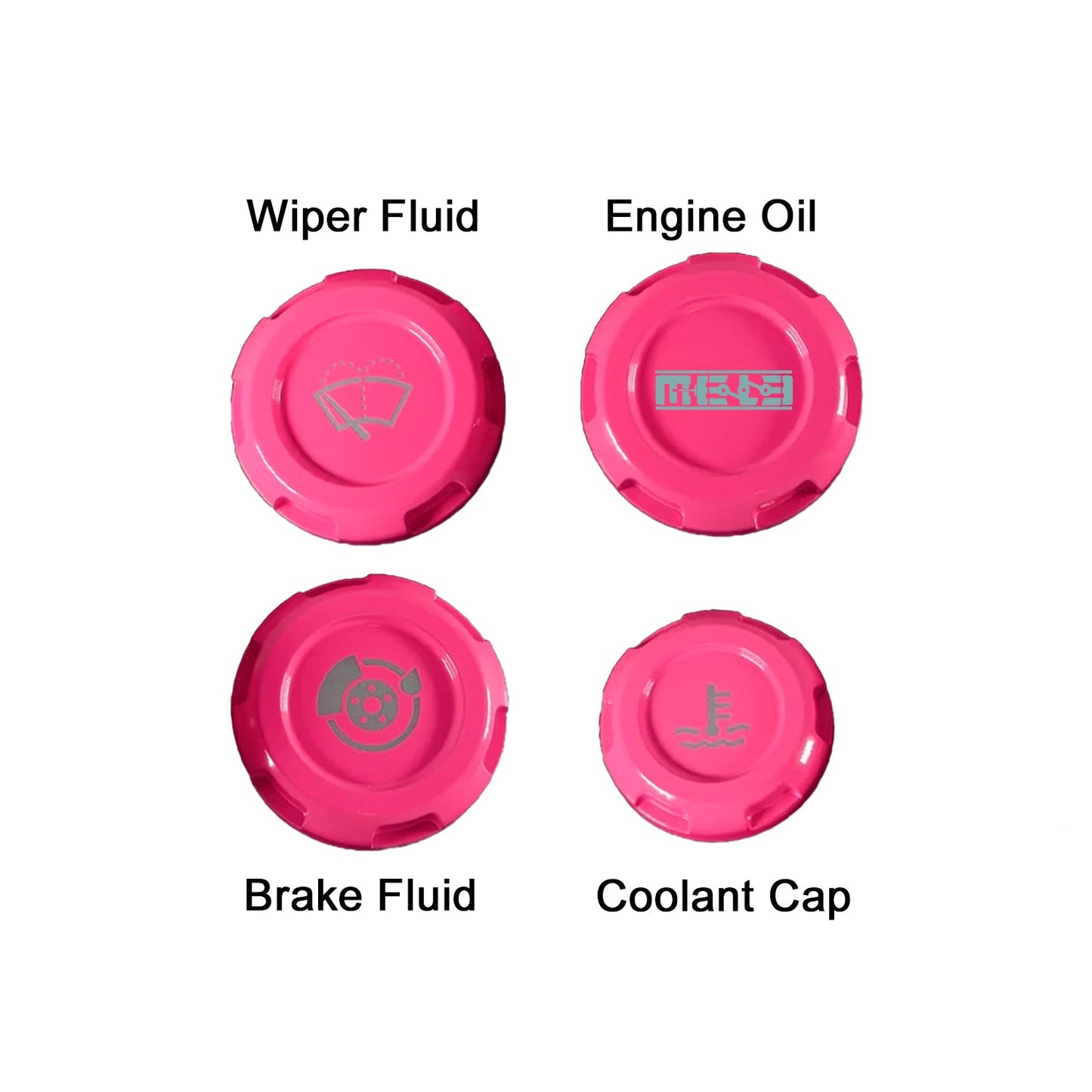 MeLe x Billetworkz Subaru Engine Bay Cap Set For 2013-2020 Crosstrek XV
