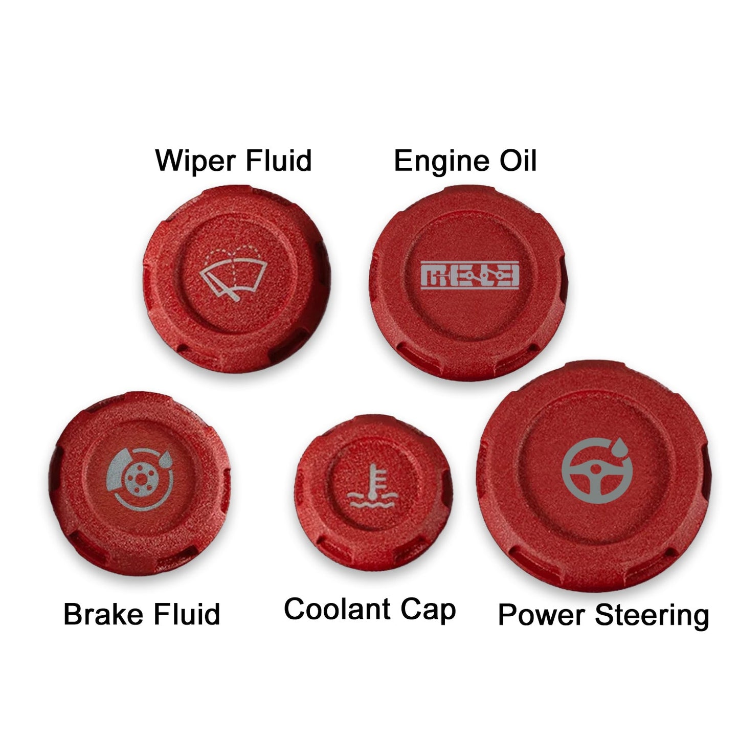 MeLe x Billetworkz Subaru Engine Bay Cap Set For 2009-2013 Forester XT